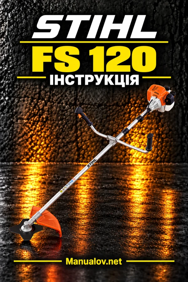 STIHL FS 120 — інструкція англійською мовою