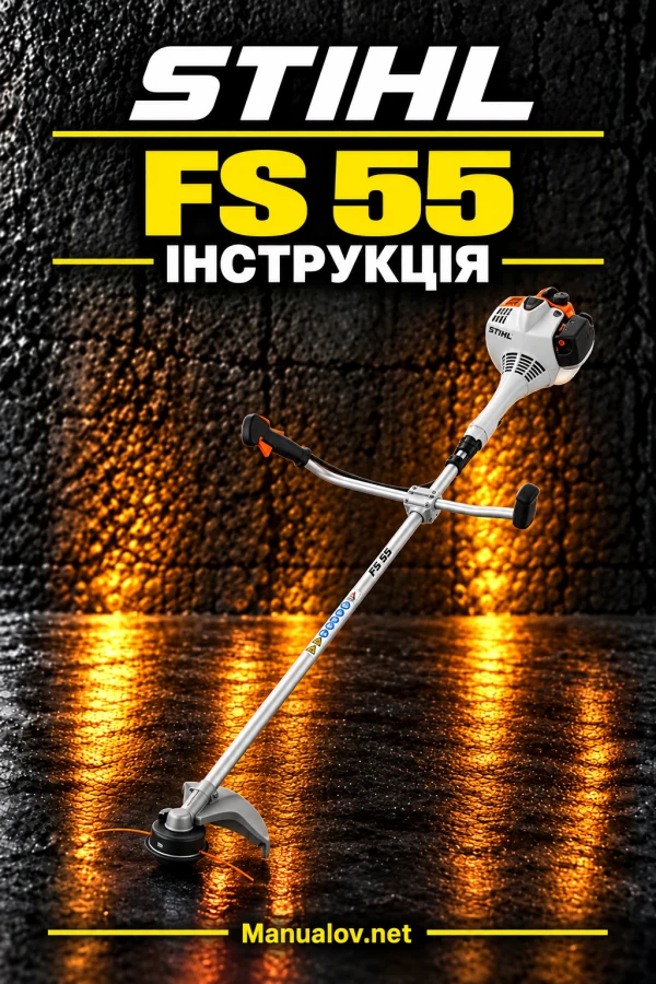 STIHL FS 55 — інструкція англійською мовою