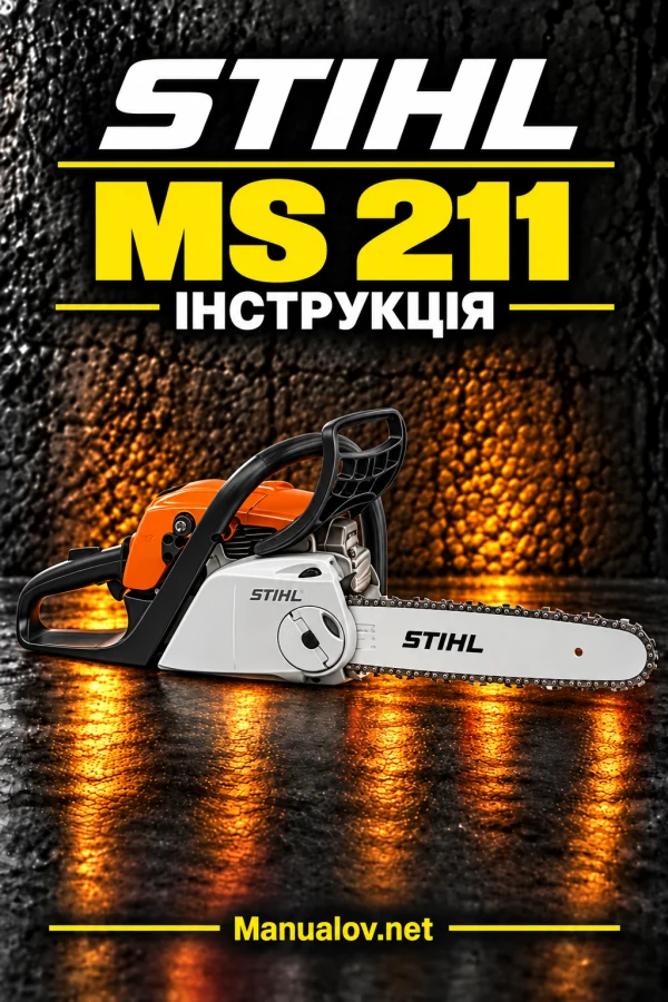STIHL MS 211 — інструкція англійською мовою