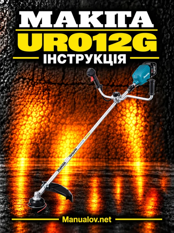 Makita UR012G — інструкція українською мовою
