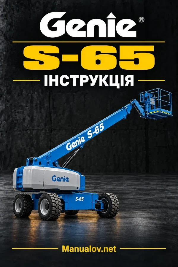 Genie S-65 — інструкція англійською мовою