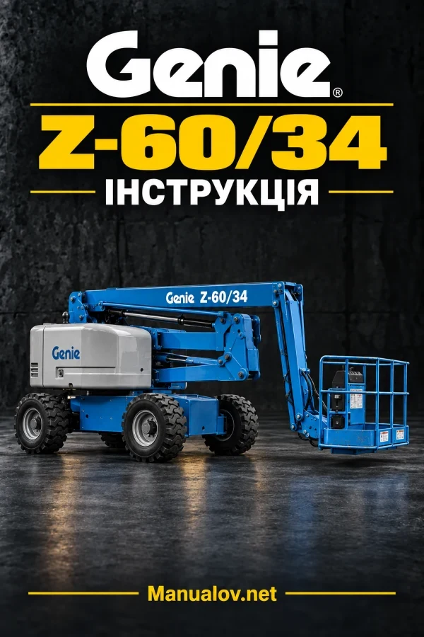 Genie Z-60/34 — інструкція англійською мовою