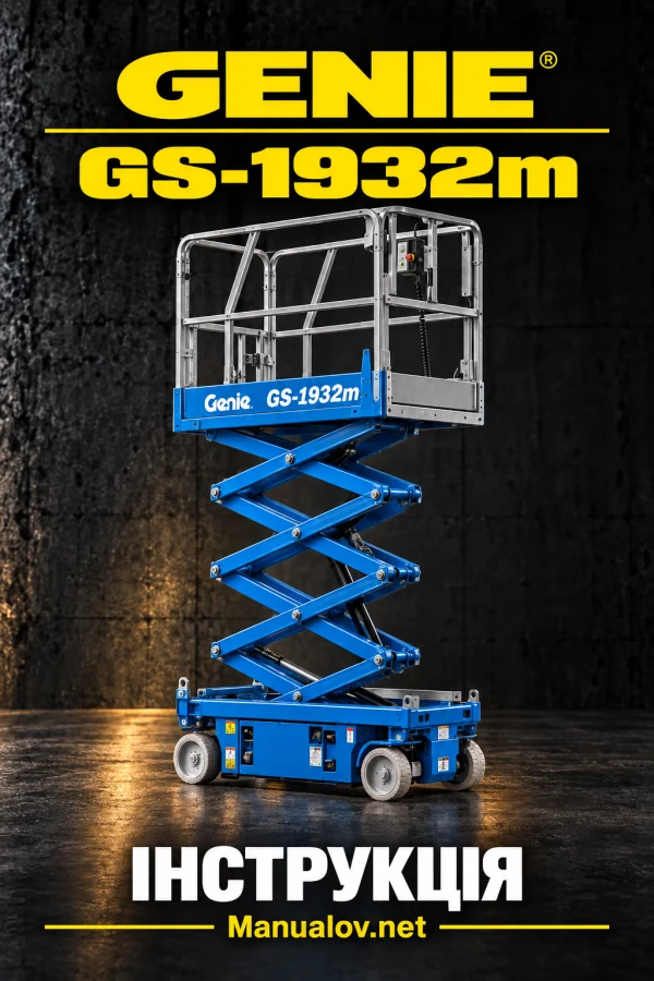Genie GS-1932m — інструкція англійською мовою