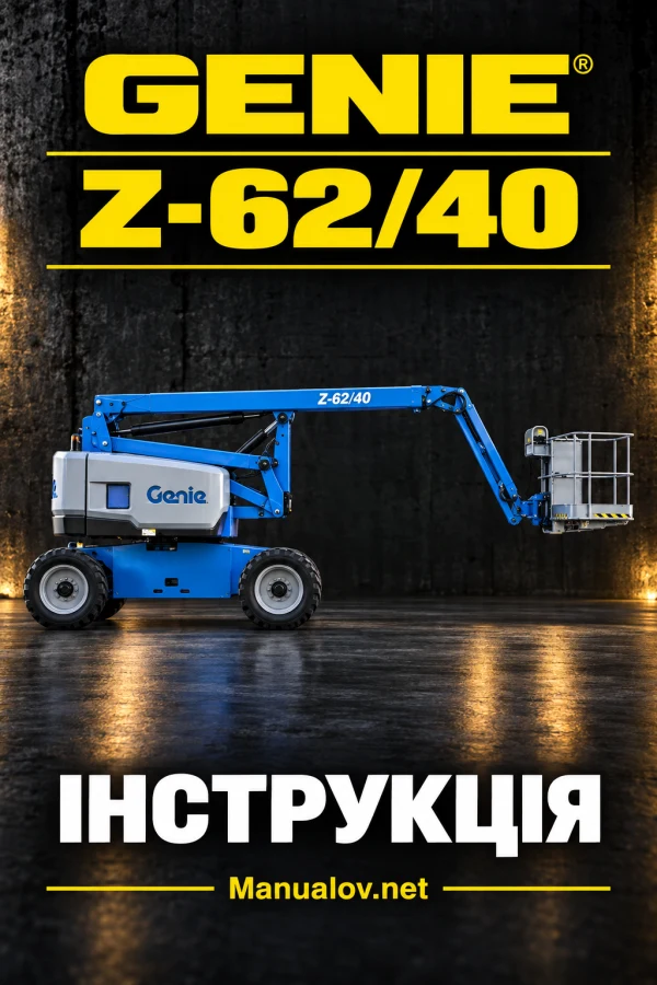 Genie Z-62/40 — інструкція англійською мовою